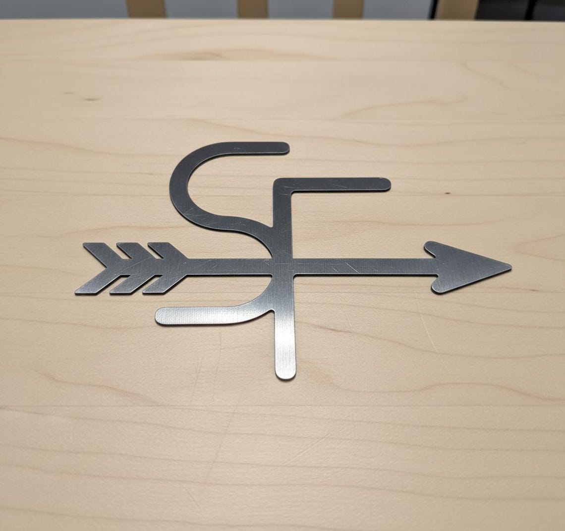 Personalized Cattle Brand Metal Sign - Custom Western Ranch Decor ...