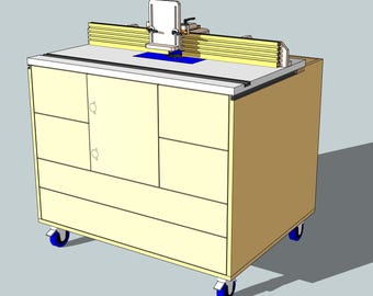 Plans de table de routeur