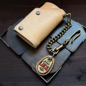 Geldbörse NR.4Geldbörse NR.4 – Handgemachte Lederbörse aus Italienischem Rindsleder, Slim Wallet mit Münzfach – Made in Germany