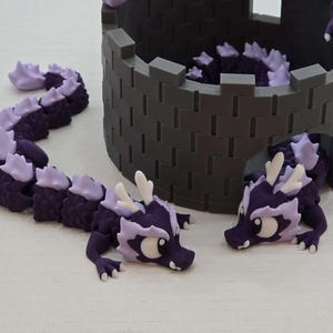 Flexi Long Dragon (Chinese Dragon) – 3D Printed Articulated Toy | Poseable Mythical Creature