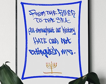 Resiliencia judía Imprimir para oponerse al antisemitismo y al racismo archivo digital Am Yisrael Chai El pueblo de Israel vive promueve la paz y el amor