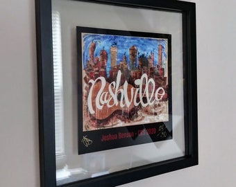 Impresión de edición limitada Nashville CRS2020, regalo para amantes de la música, arte smashville para sala de estar, nash, airbnb, decoración de pared de nashville, radio country