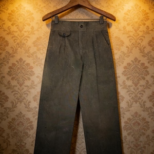 Vintage Buckle Back Trousers - Etsy