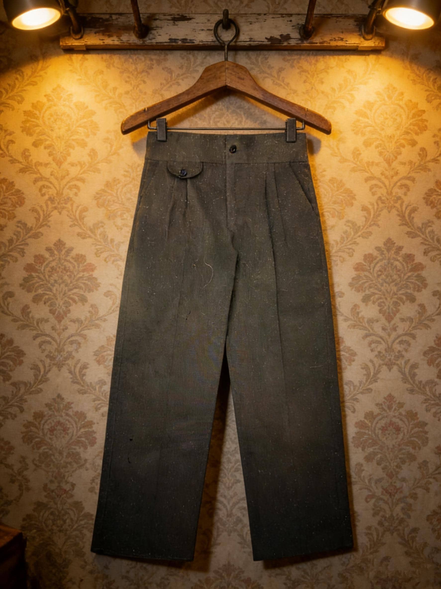 Vintage Buckle Back Pants - Etsy