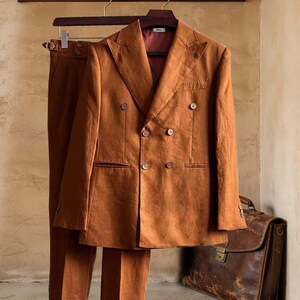 Linen Suit Italy Vintage - Etsy UK