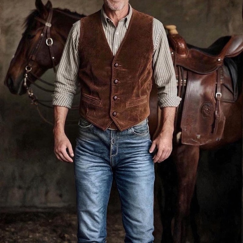 Corduroy Vest main image 0