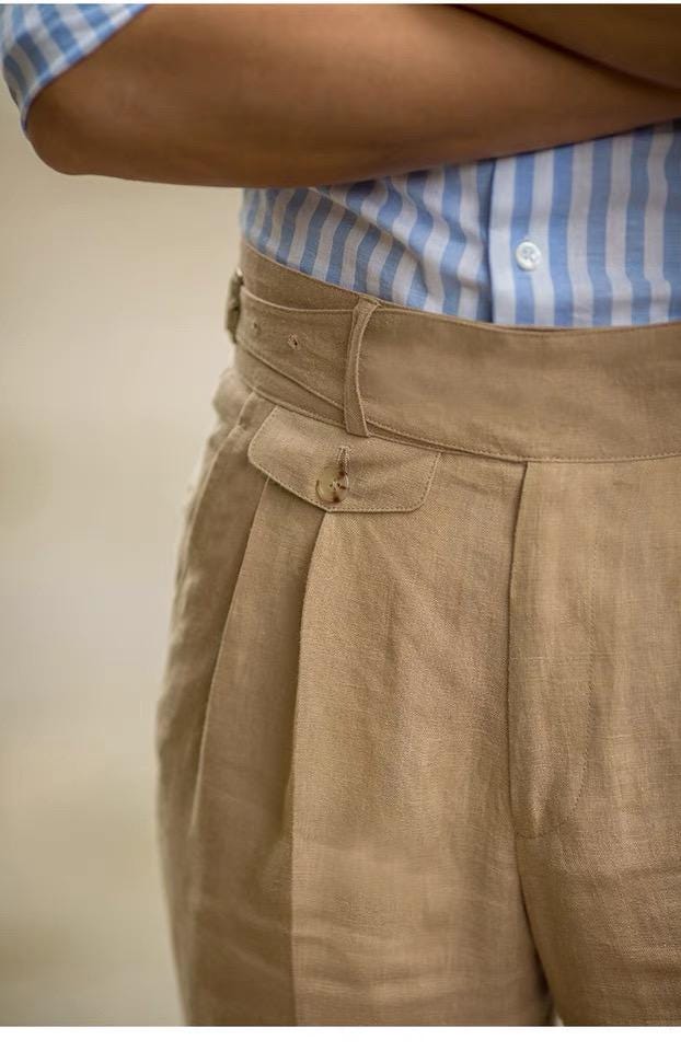 パンツ 00s old GAP linen gurkha pants military Early 2000s GAP linen Gurkha pants, military style