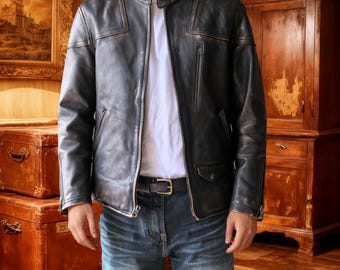 1960's Langlitz Leather Padded Jacket Cascade - Etsy
