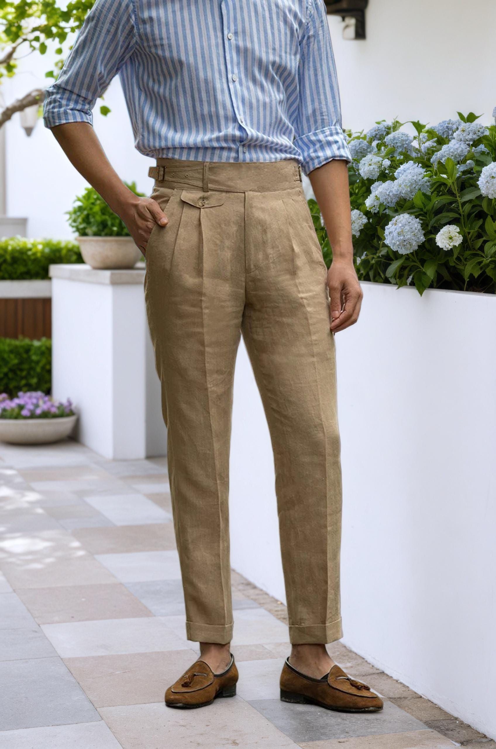 Vintage Suspender Pants for Men - Etsy