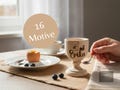Personalisierter Holz Eierbecher mit Name, Graviert, 16 Motive zur Auswahl, Geschenk Frühstück Ostern Küchentisch