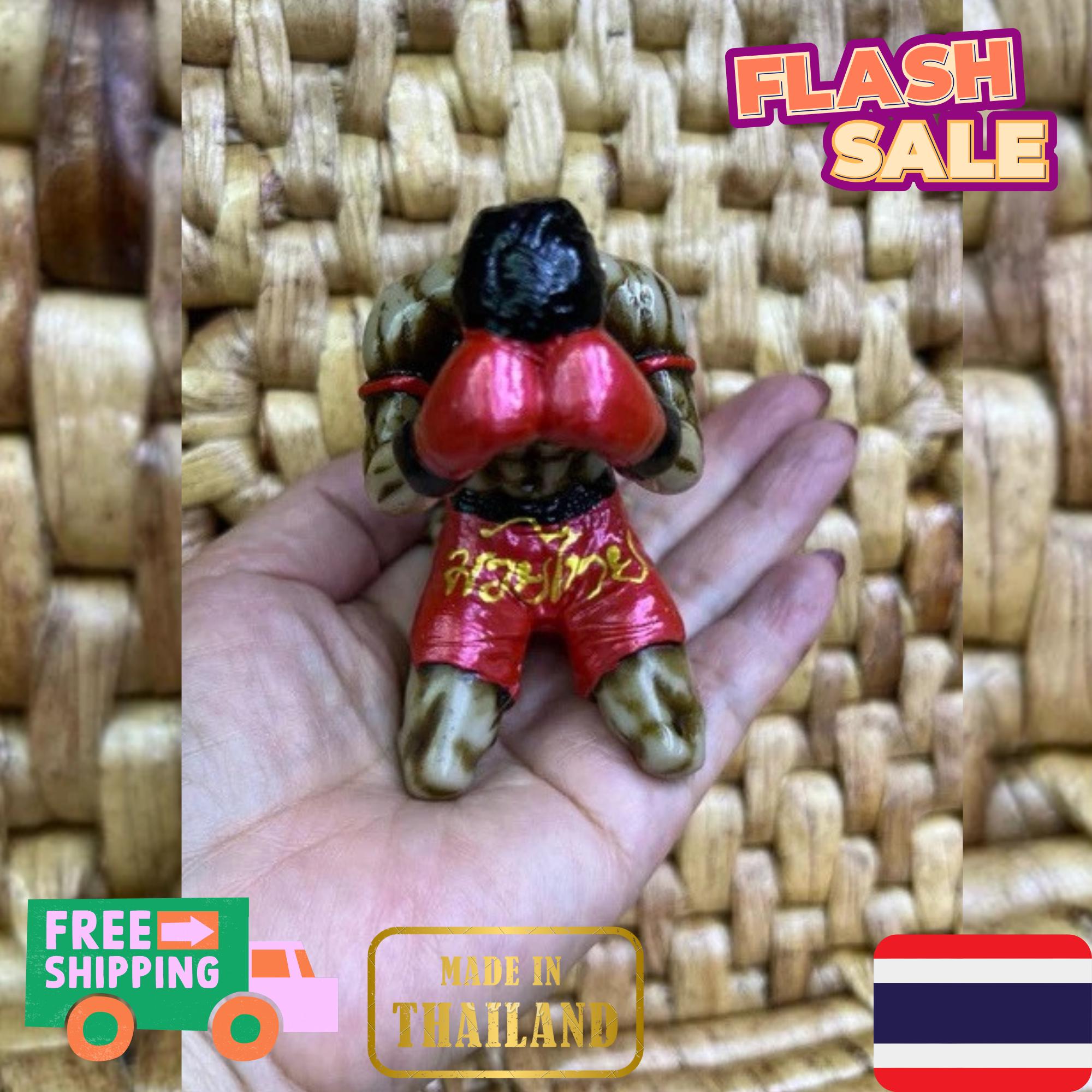 ムエタイ　インテリア フィギュア Handcrafted Muay Thai Resin Statue | Boxing Figurine Home Decor
