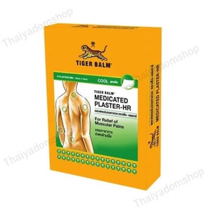 Tigerbalsam örtmuskelplåster – kylande/värmande smärtlindrande plåster (5-pack)