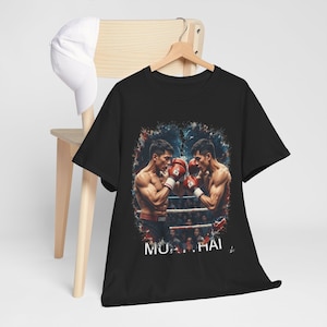 Muay Thai Kickboxing Shirt | Unisex Martial Arts Training Tee Boxing Art Tee, Sporty Graphic Shirt