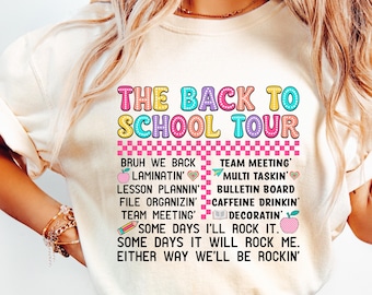 The Back to School Tour png, Bruh We Back png, Back to School png, First Day of School png, Back to School Shirt, Back to School Sublimation