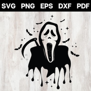 Ghost Face svg, Scream svg, Ghost Face png, Horror Movie svg, Halloween svg, Horror svg,  Halloween Shirt svg