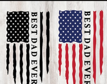 Best Dad Ever svg, Amerikanische Flagge svg, Vatertag svg, USA-Flagge svg, Geschenk für Papa, Vatertags-Shirt svg, glückliche Vatertag svg.