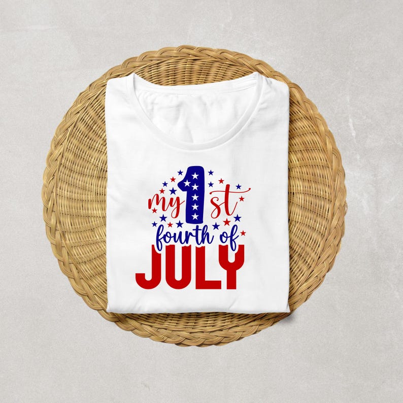 My 1st 4th of July Svg, My First Fourth of July Svg, Patriotic Baby Svg ...