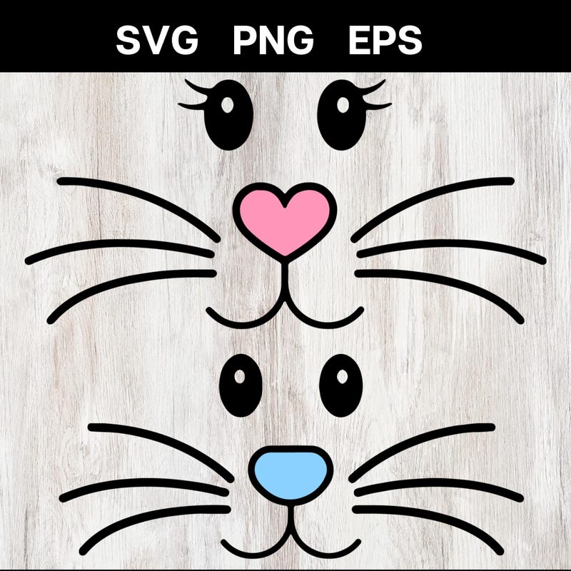 Svg Rex Rabbit Face Bunny Face Svg - Etsy