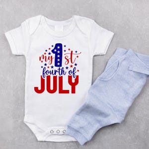 My 1st 4th of July Svg, My First Fourth of July Svg, Patriotic Baby Svg ...