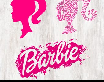 Lets Go Party svg, Barbi svg, Barbie Logo svg, Barbie Head svg, Barbi svg Bundle, Come on Barbie svg,  Instant Download.