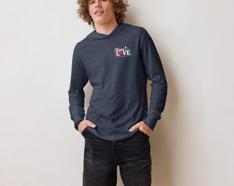 Vegas Love Kapuzen-Langarm-T-Shirt