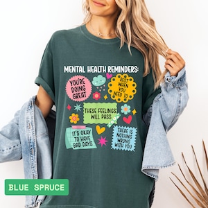 Mental Health Reminder T-Shirt, Positive Affirmation Shirt, Self-Care Tee, You Matter Shirt, Mental Health Awareness Gift, Inspirational Tee
