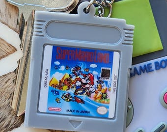 Super Mario Gameboy Cartridge Keychain