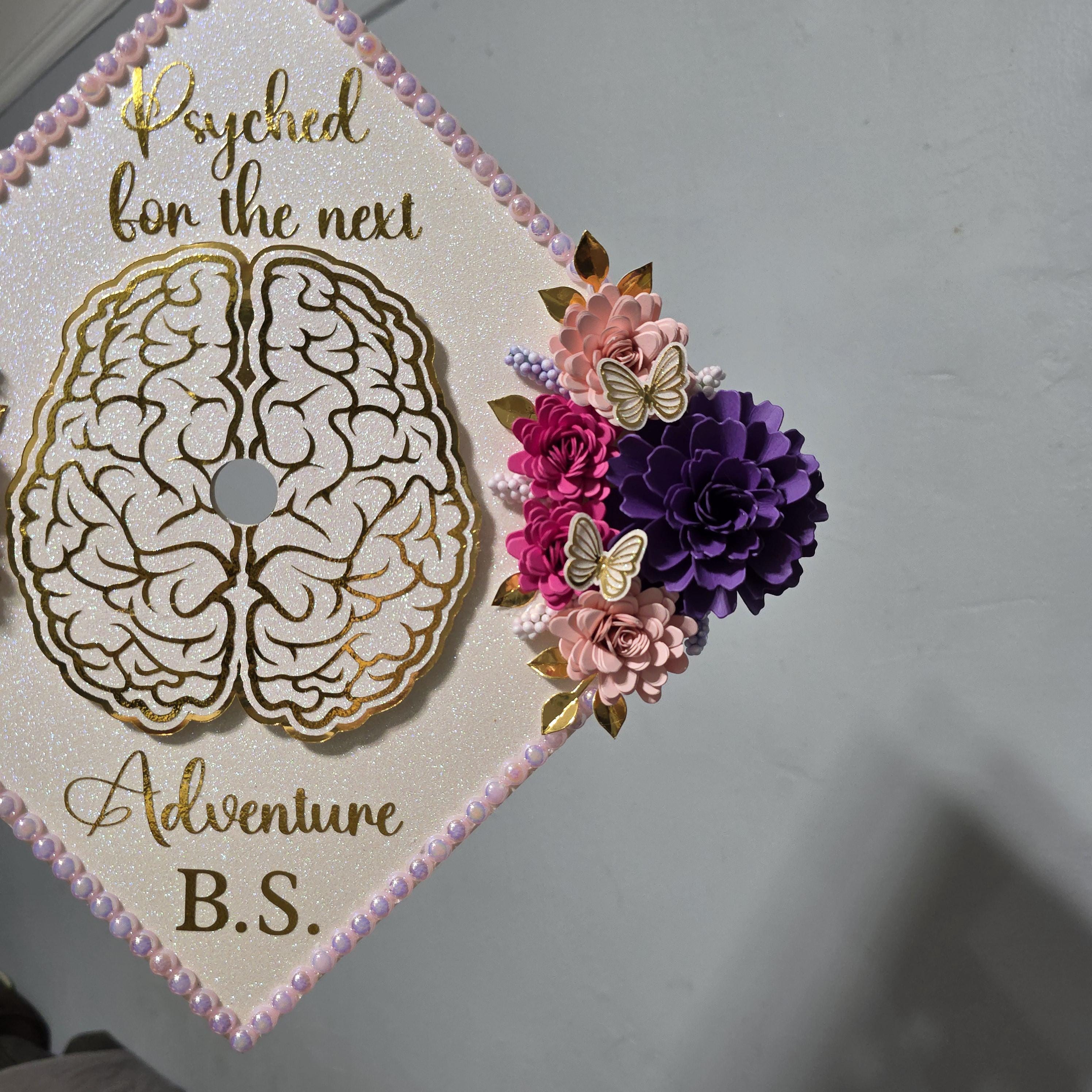 Psychology Grad Cap Graduation Topper Custom Topper Grad Cap Design Cap ...
