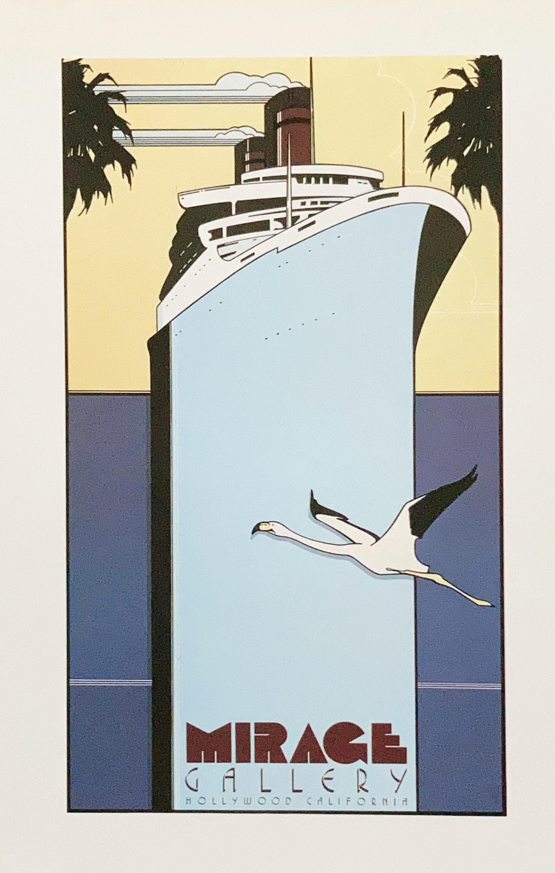 1989 Patrick Nagel Poster Print – Mirage Gallery Hollywood - Etsy