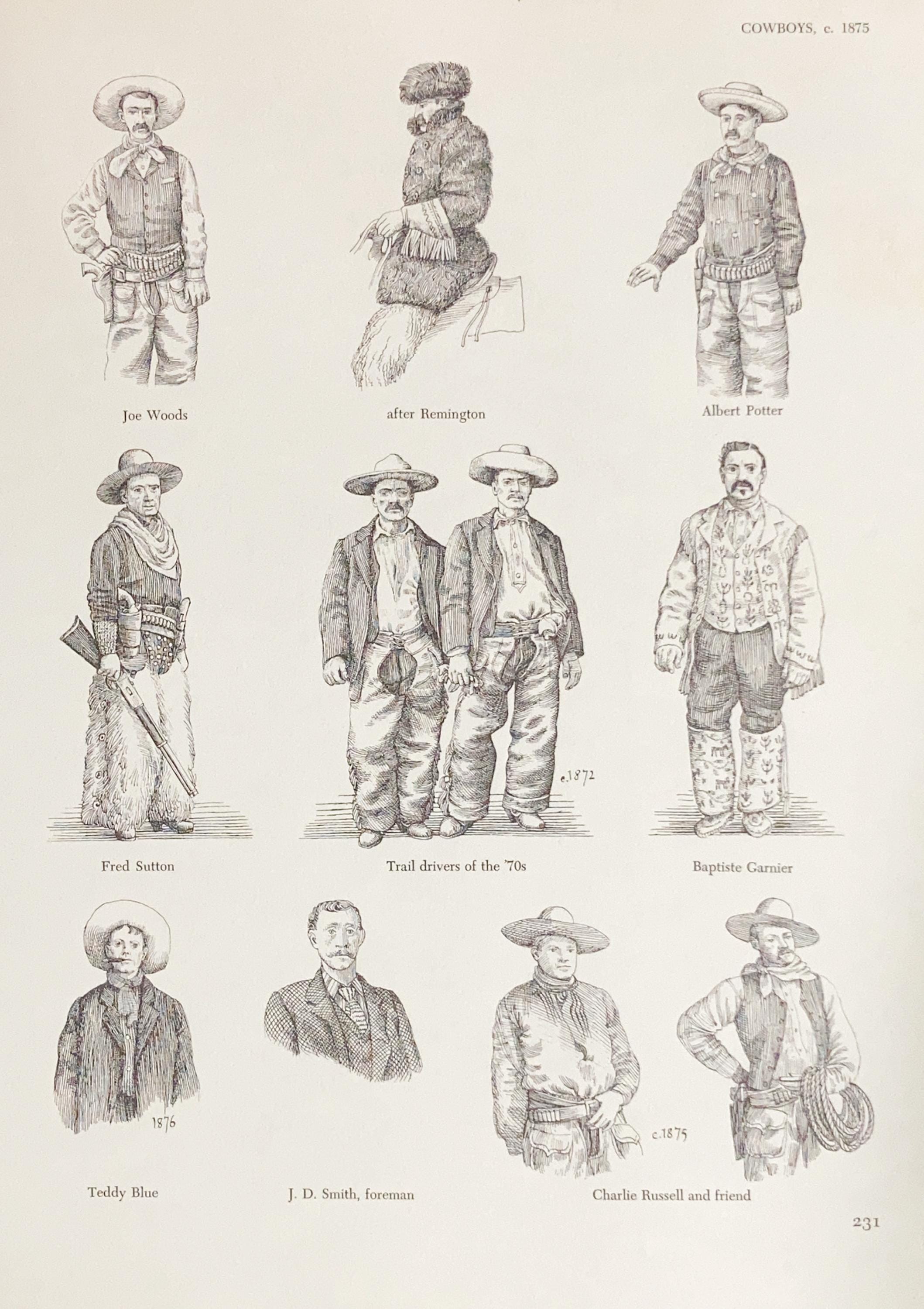 Teddy Roosevelt & Charlie Russell 1875 Cowboy Page, Old West Trail ...