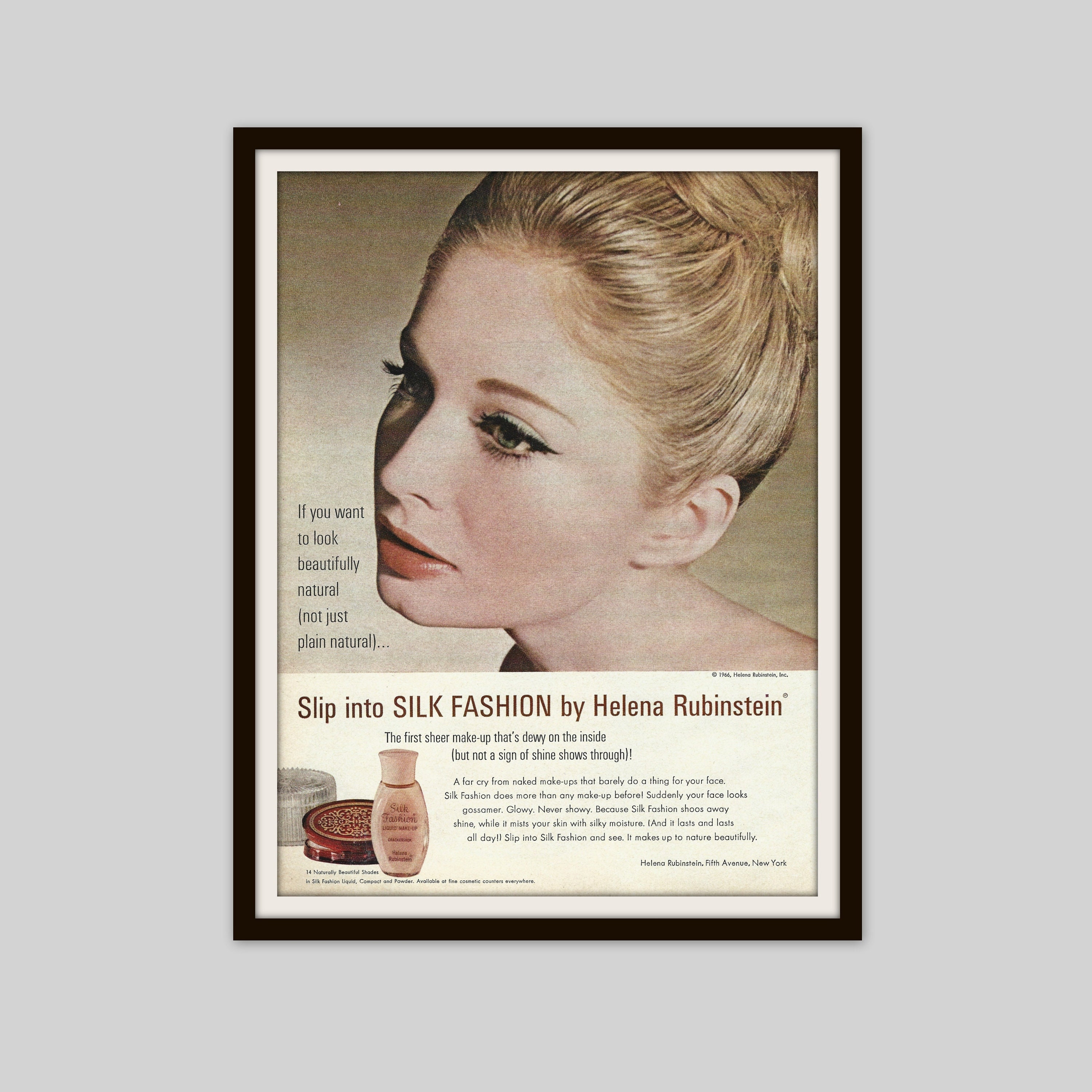 Gummi Pygmalion kursiv 1966 Helena Rubinstein Print Ad Vintage Makeup Ad Retro - Etsy