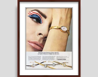 Original 1965 Hamilton Women’s Watch Magazine Advertisement