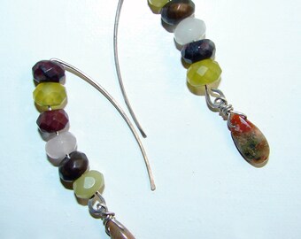 Jade & Jasper Stacked Earrings (no.163)