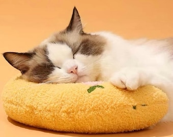 Juego de almohadas para el cuello de mascotas, diseño en forma de U, adecuado para perros y gatos pequeños, suave y duradero, almohadilla cálida para mascotas con pelo de gato, favorita de los amantes de las mascotas