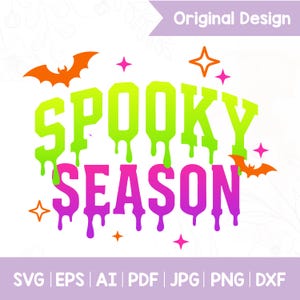 Trendy Spooky Season Halloween Png, Drip Spooky Vibes Png, Neon Bat Sublimation Design, Spooky Mama png, Halloween Gothic png, Spooky Season