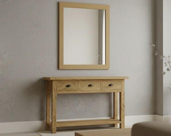 Ręcznie robione meble z litego dębu – rustykalny design z drewna – wystrój wnętrz Artisan