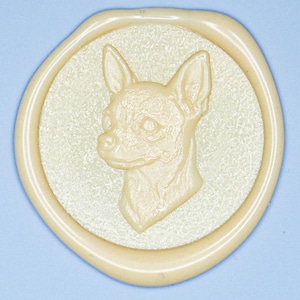 Chihuahua Wachsstempel - kleiner Hund mit großer Persönlichkeit | von Crabsupply