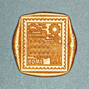 Stadsstempel: Rome-lakzegel – Travel City-serie voor ansichtkaarten en verzamelaars | Crabsupply™