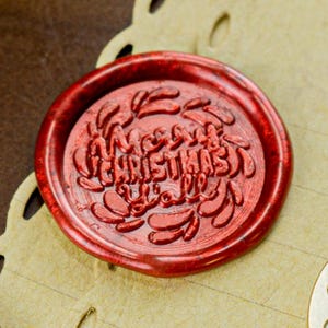 Sello de lacre con forma de gota de agua – Diseño original de Crabsupply™