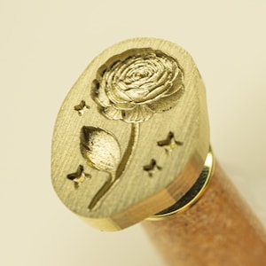 Wax Renoncule irrégulier, une fleur – Un accent floral unique pour les lettres et les cadeaux | Crabsupply™