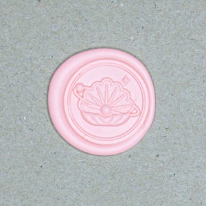 Sello de lacre de concha de perla – Diseño original de Crabsupply™