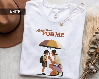 Mom and Child T-Shirt - Meaningful Retro Design, Comfortable Fit