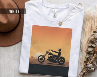 Chopper Retro Design Tshirt , Soft Cotton (Unisex S-2XL)