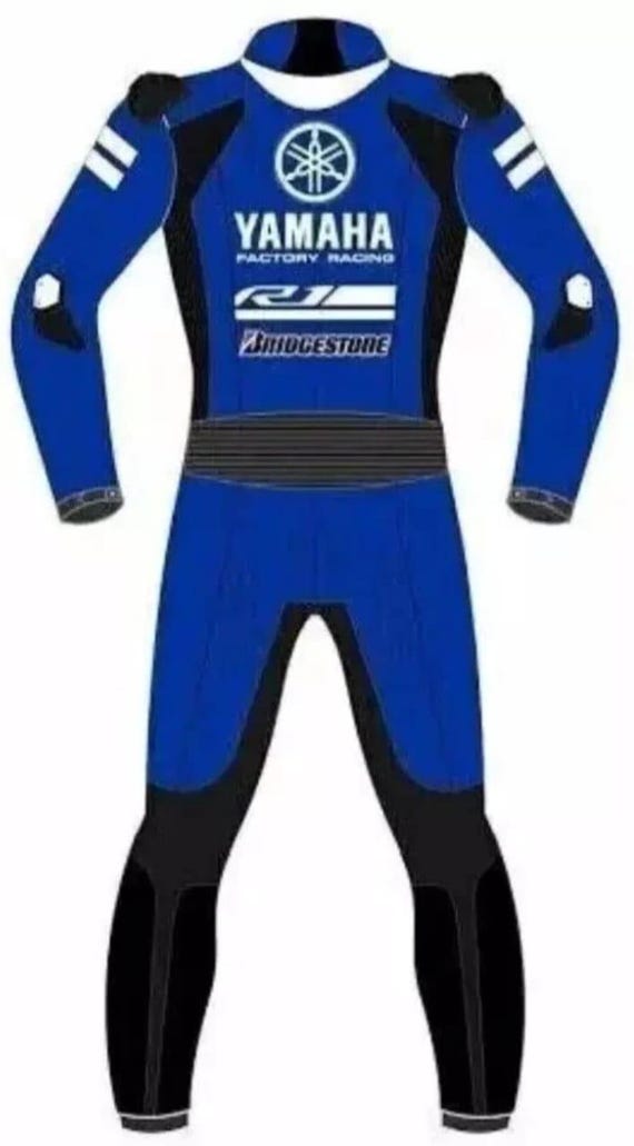 Cowhide Yamaha R1 Motorcycle/motorbike Biker's Leather Racing Suit