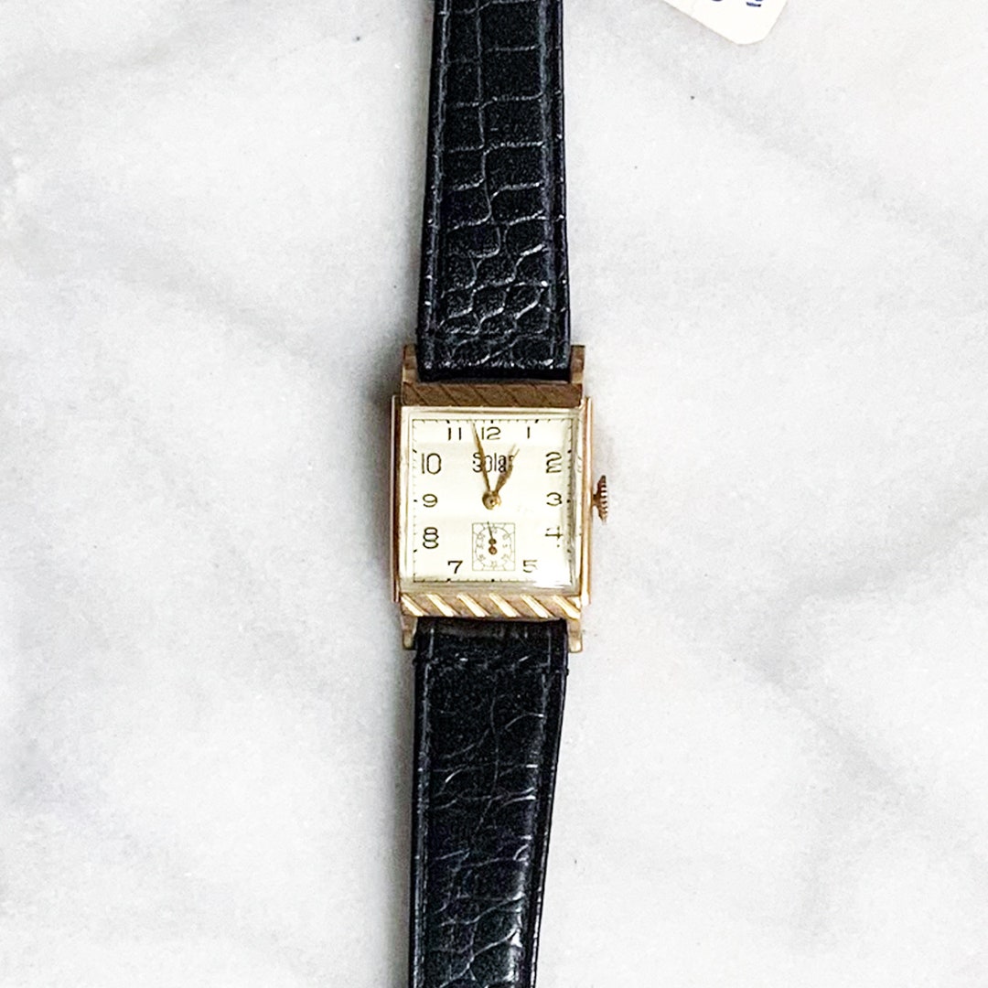Anne  セラミック ブレスレット ウォッチ BLACK/GOLD Metal Zig-Zag Bracelet Band for Apple Watch¨ | Anne Klein