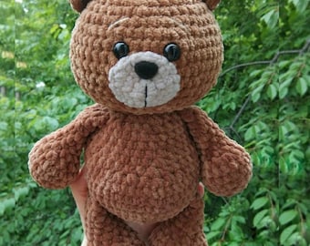 Bear Amigurumi Pattern – Cute Crochet Teddy Toy PDF – Easy Plushie Pattern for Beginners – Instant Download