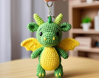 dragon crochet pattern, pdf download english , Amigurumi dragon, crochet little dragon, amigurumi fantasy toy pattern, plushie
