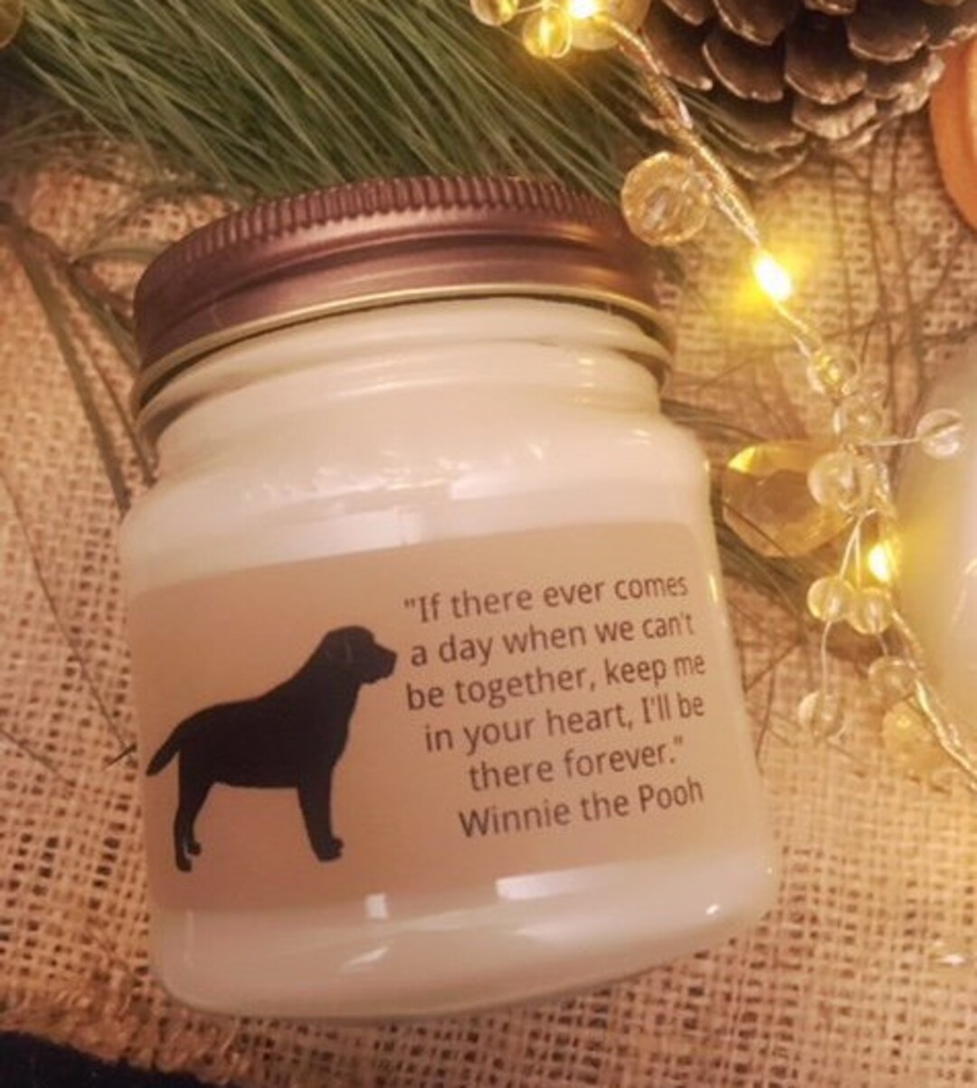 9 Oz. Pet Loss Candle, Pet Memorial Candle, Pet Candle, Remembrance
