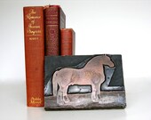 Antique Horse Large Letterpress Print Block Vintage Wooden Copper Newspaper Wood Printing Die