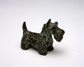 Scottie Vintage chien Art déco McClelland Barclay Figurine de Bronze Scottish Terrier
